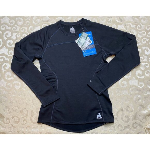 FIRST ASCENT Eddie Bauer NWT Women’s Expedition Weight Base Layer XS Black - Picture 1 of 15